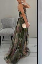 Giselle | Incantevole Maxi-abito con Stampa Floreale