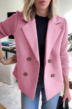 Amelia | Elegante blazer con maniche in maglia