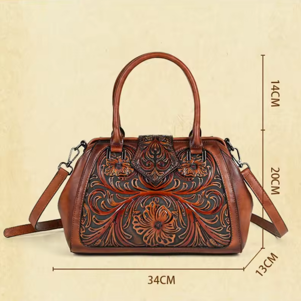 Florina | borsa a mano elegante con motivo floreale