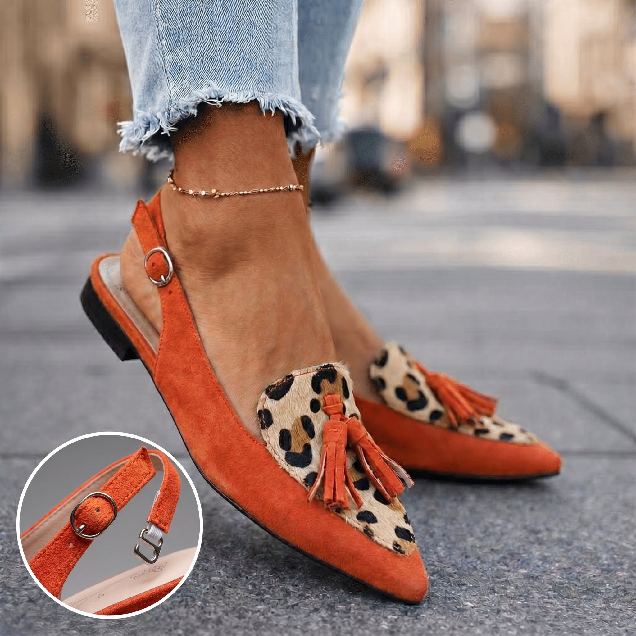 Lorena Sandali con Fasce e Nappine