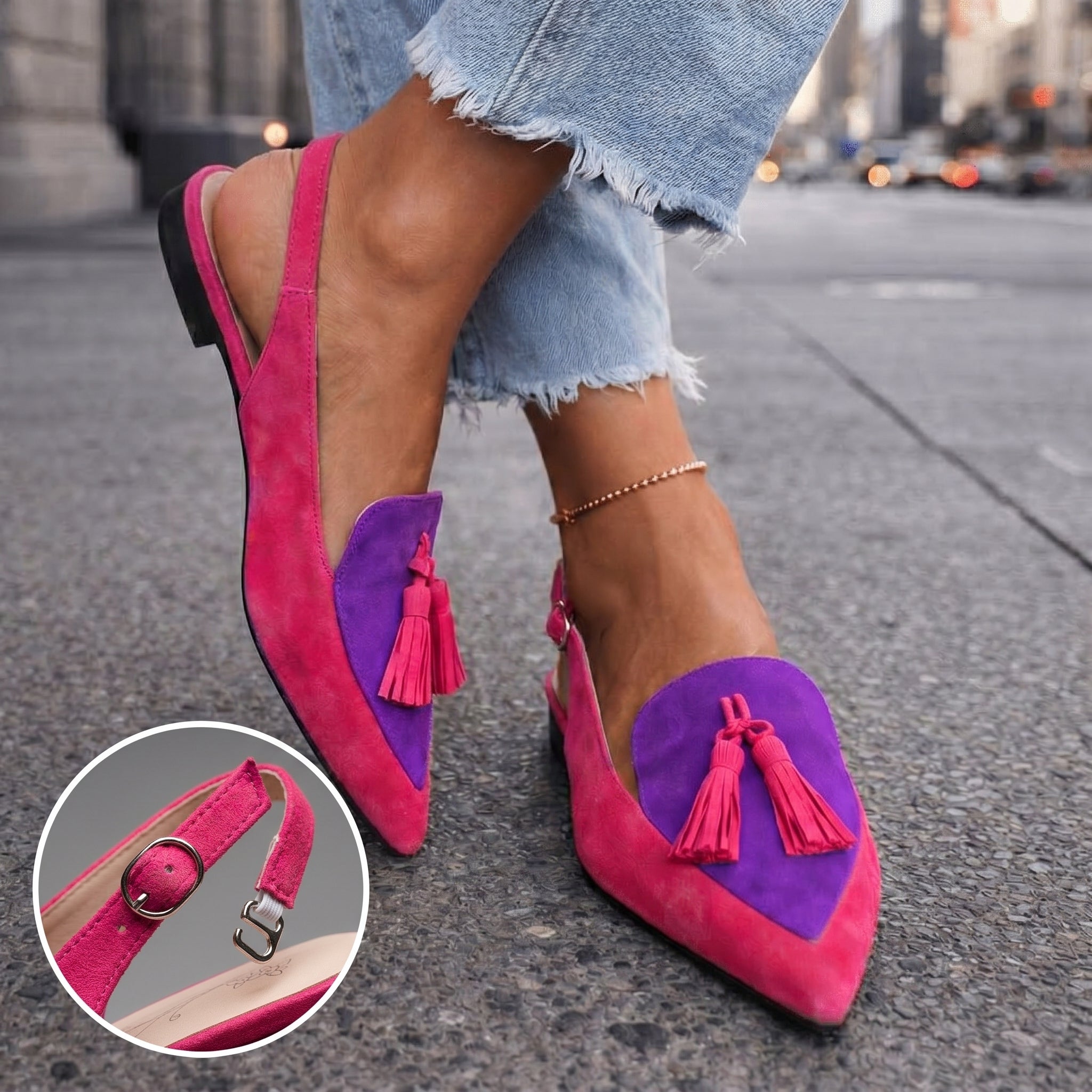 Lorena Sandali con Fasce e Nappine