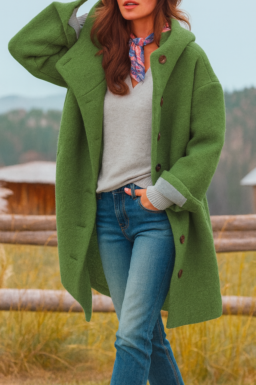 LARA™|GIACCA CON CAPPUCCIO