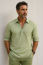 Camicia in lino premium
