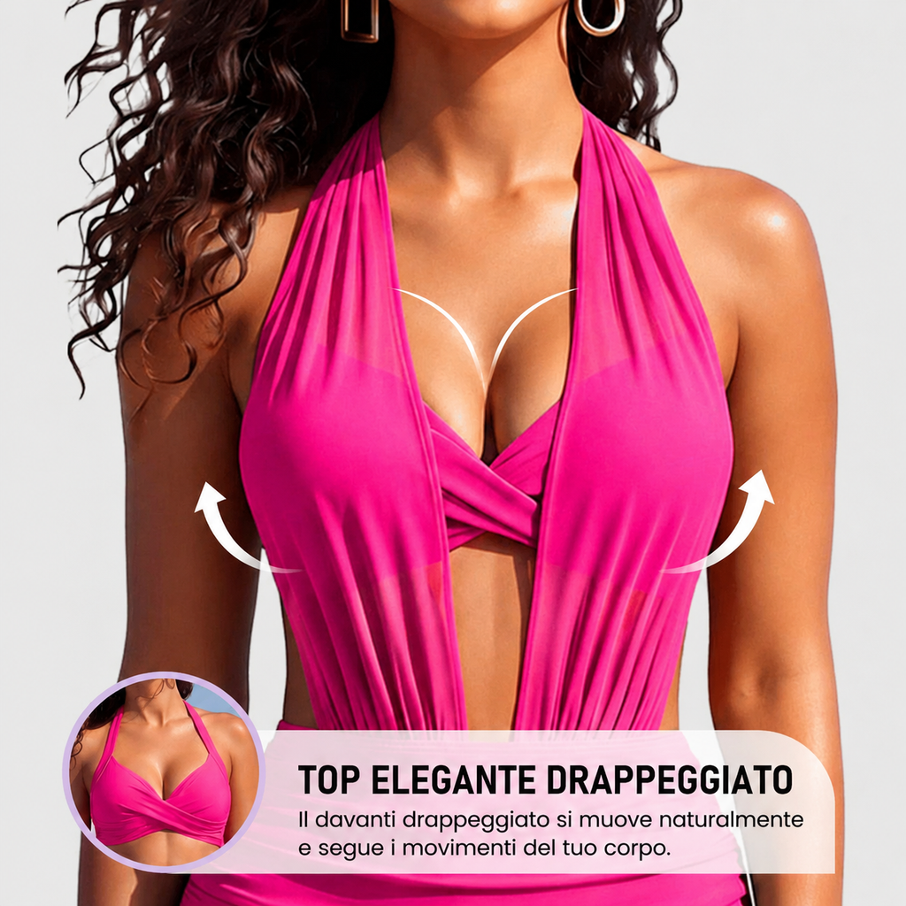 Sabina | Bikini Modellante 2-in-1 a Vita Alta