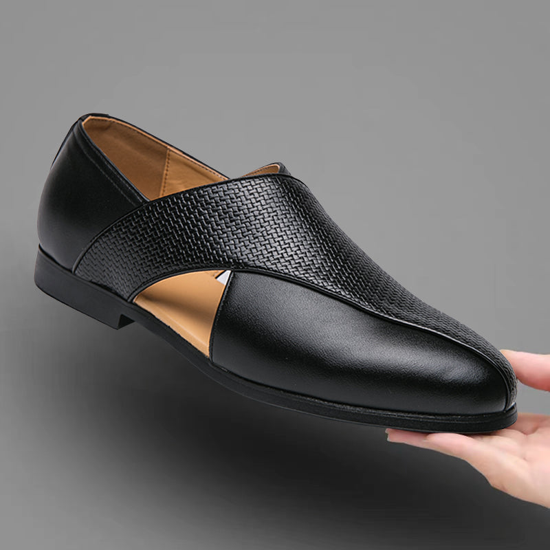 Mocassini in pelle vintage