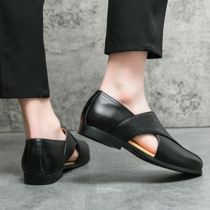 Mocassini in pelle vintage