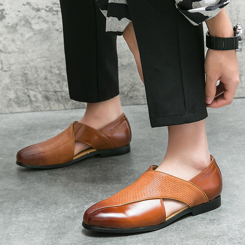 Mocassini in pelle vintage