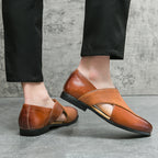 Mocassini in pelle vintage
