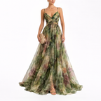 Giselle | Incantevole Maxi-abito con Stampa Floreale