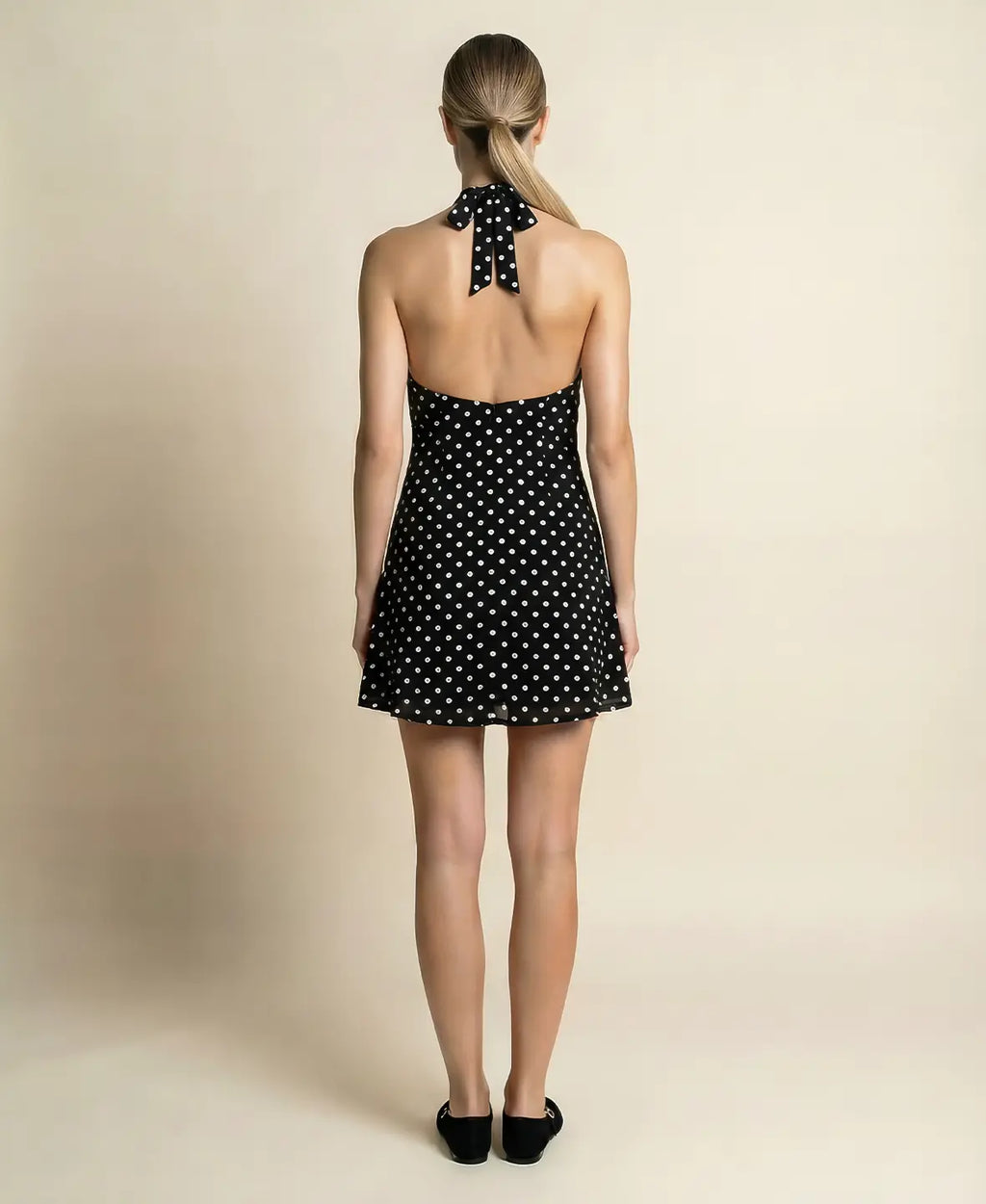 Abito Mini Halter Pois Bella