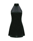 Abito Mini Halter Pois Bella