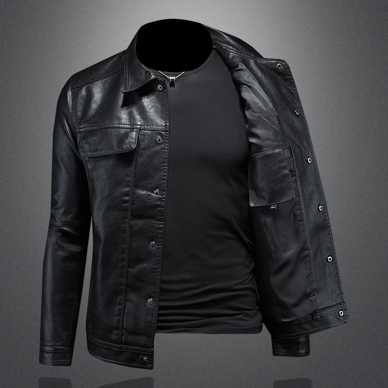 Jorge | Giacca in Pelle Premium Stile Moto