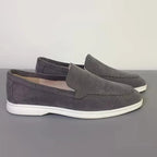 Mocassini in pelle scamosciata premium