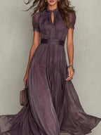 Ashley | Abito lungo in chiffon vintage