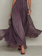 Ashley | Abito lungo in chiffon vintage