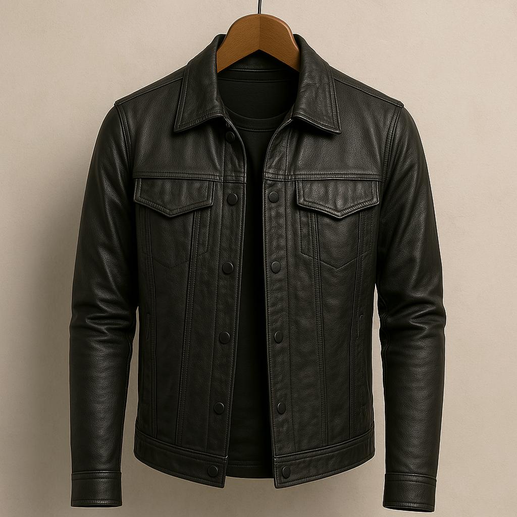 Jorge | Giacca in Pelle Premium Stile Moto