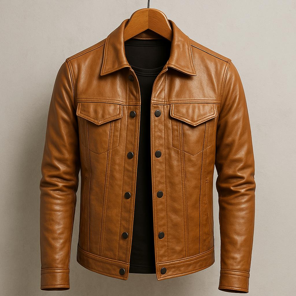 Jorge | Giacca in Pelle Premium Stile Moto