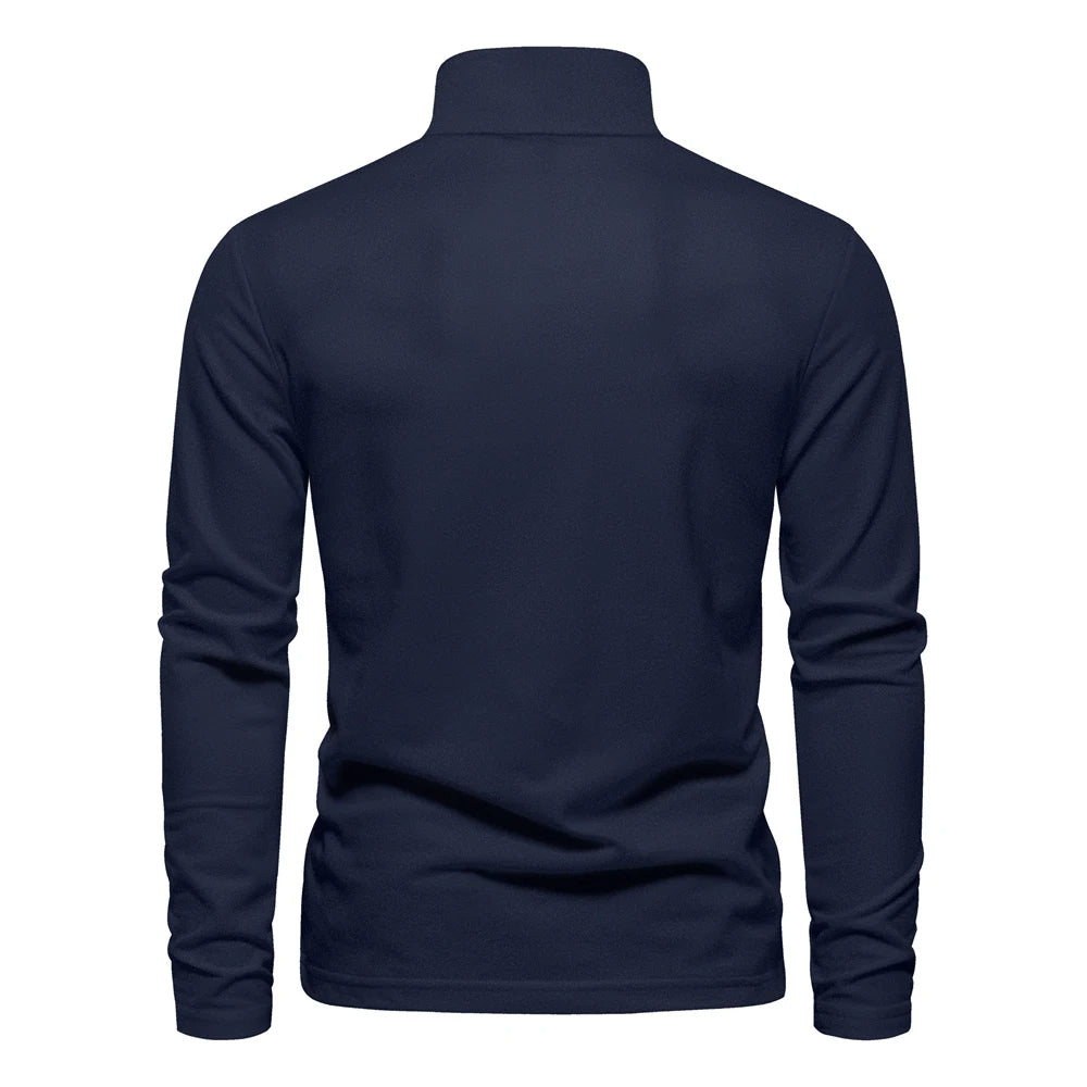 Polo casual a maniche lunghe