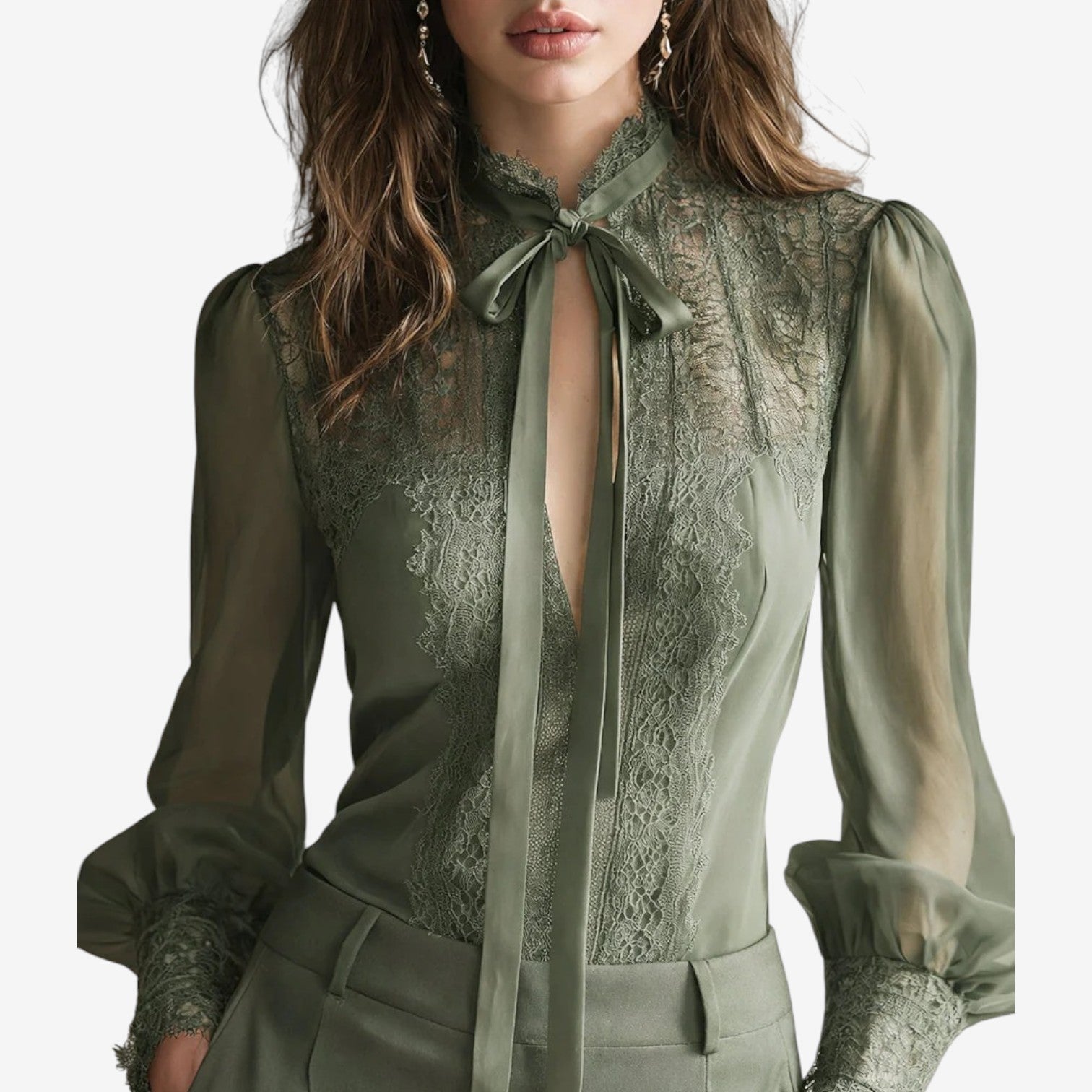 Tetyana™ Blusa elegante velata